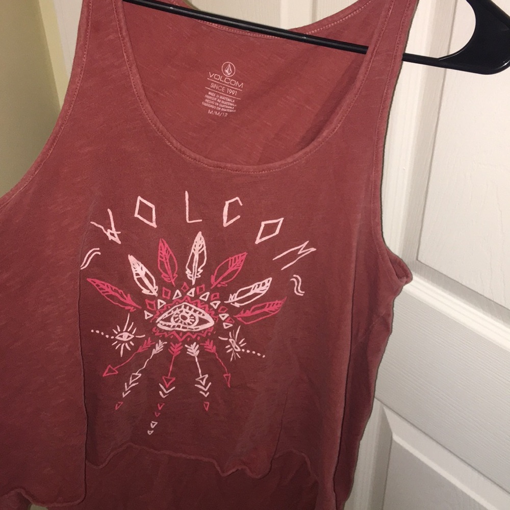 Burgundy Volcom tank top